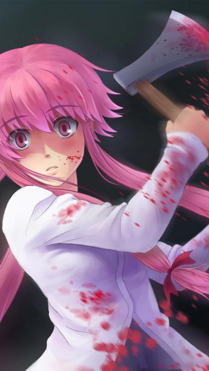 Anime Mirai Nikki HD Wallpaper 2