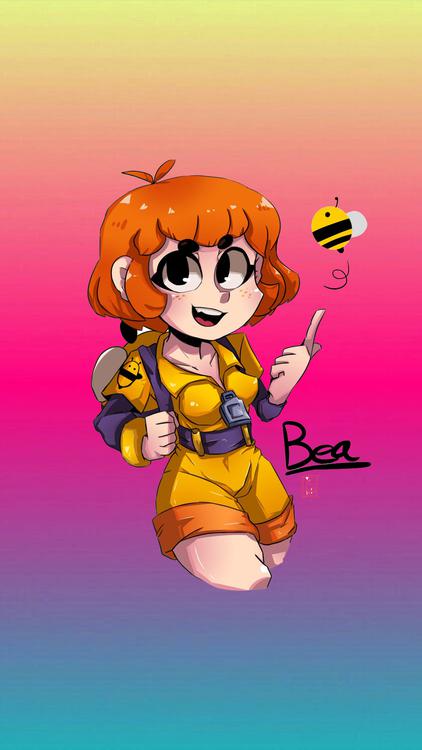Brawl Stars Bea HD Wallpaper 17