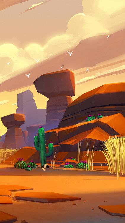 Brawl Stars Desert HD Wallpaper 2