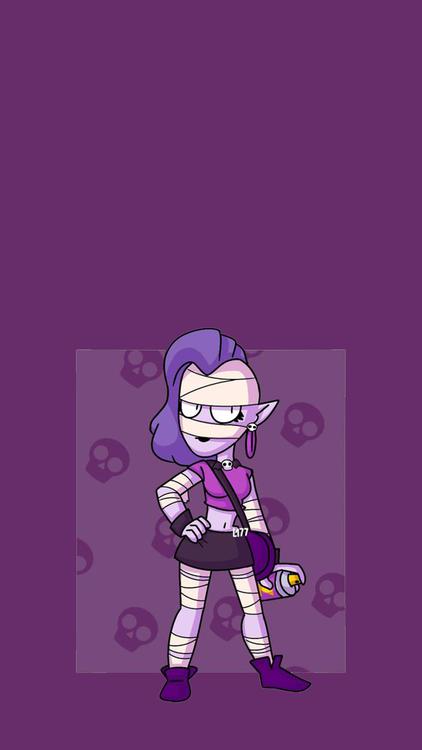 Brawl Stars Emz HD Wallpaper 3