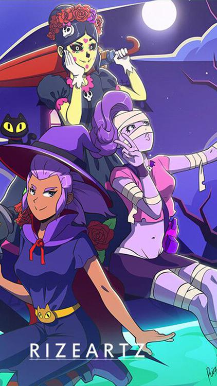 Brawl Stars Emz HD Wallpaper 15