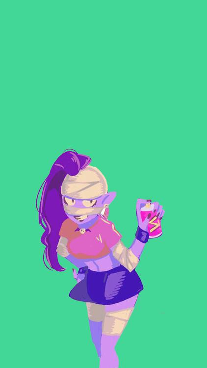 Brawl Stars Emz HD Wallpaper 4