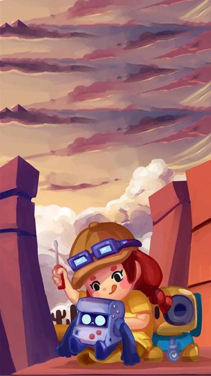 Brawl Stars Jessie HD Wallpaper 13