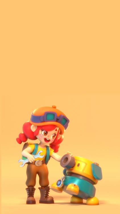 Brawl Stars Jessie HD Wallpaper 11