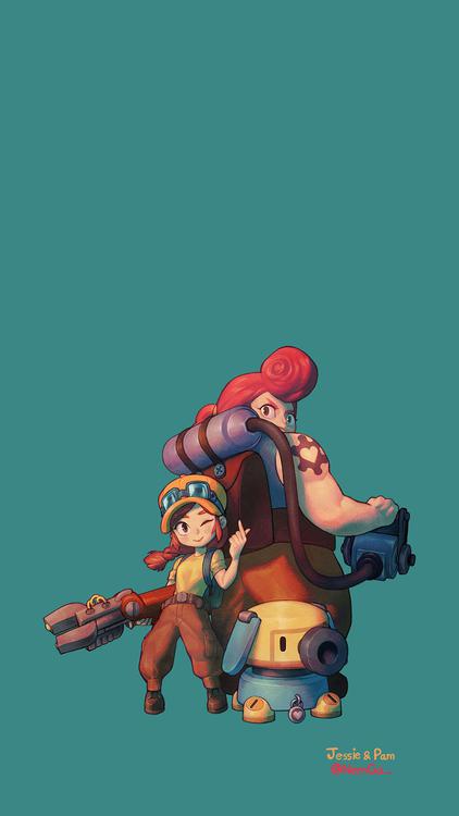 Brawl Stars Pam HD Wallpaper 7