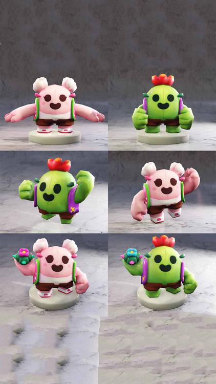 Brawl Stars Spike HD Wallpaper 18