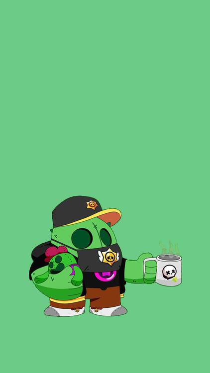 Brawl Stars Spike HD Wallpaper 24