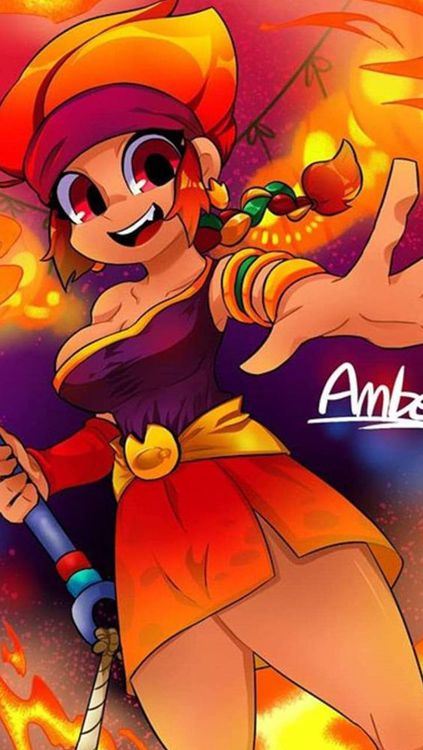 Brawl Stars Amber HD Wallpaper 10