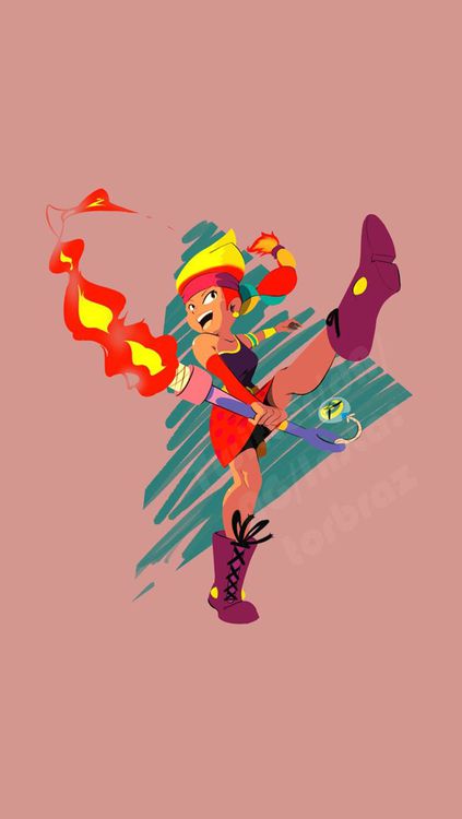 Brawl Stars Amber HD Wallpaper 12