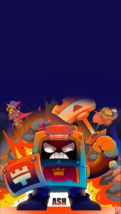 Brawl Stars Ash HD Wallpaper 9