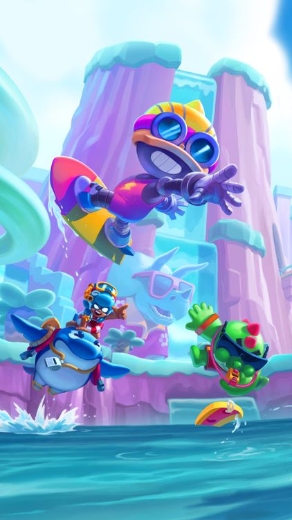 Brawl Stars Blue Dream HD Wallpaper 3