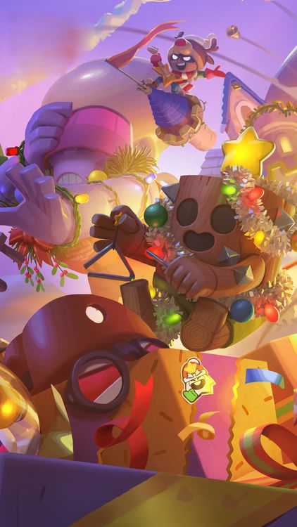 Brawl Stars Christmas Brawl HD Wallpaper 3