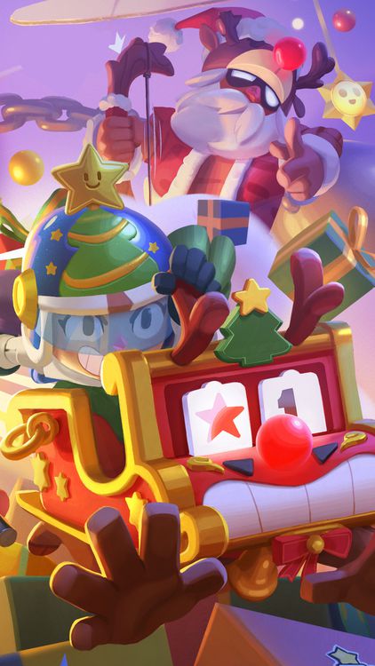 Brawl Stars Christmas Brawl HD Wallpaper 1