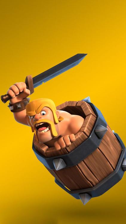 Clash Of Clans/Royale Barbarian Fervor HD Wallpaper 7