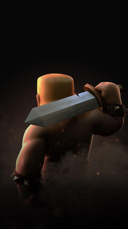 Clash Of Clans/Royale Barbarian Fervor HD Wallpaper 12