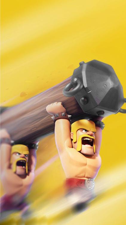 Clash Of Clans/Royale Barbarian Fervor HD Wallpaper 1