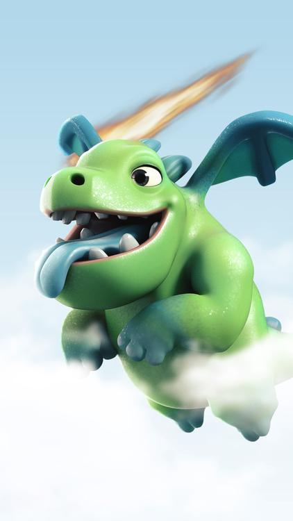 Clash Of Clans/Royale Dragon HD Wallpaper 1