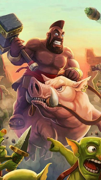Clash Of Clans/Royale Hog Rider HD Wallpaper 8