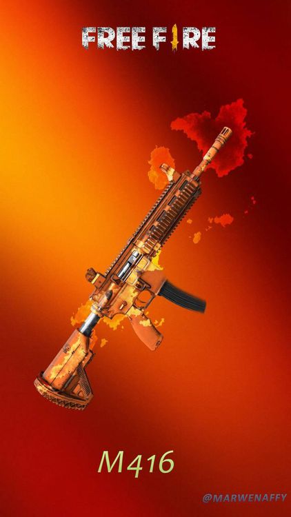 Free Fire Guns HD Wallpaper 1