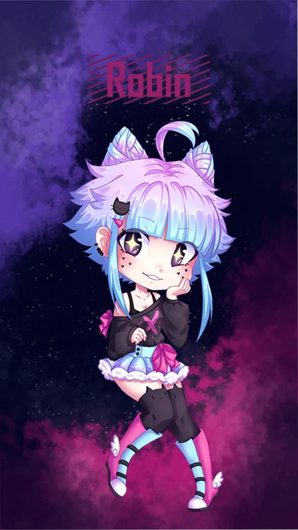 Gacha Life Dark Units HD Wallpaper 8