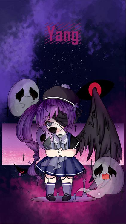 Gacha Life Dark Units HD Wallpaper 2