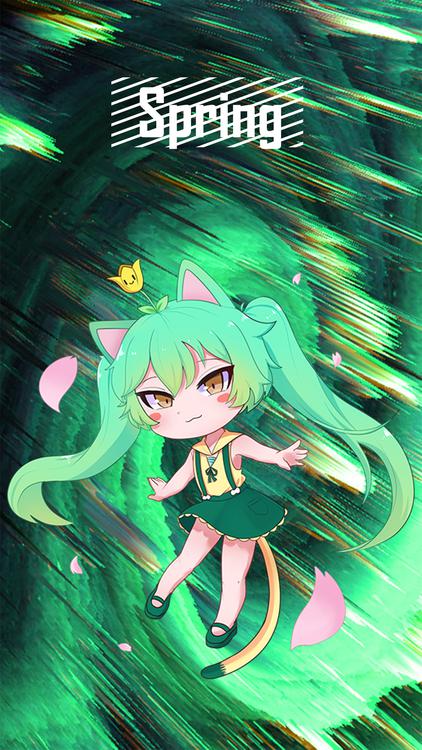 Gacha Life Wind Units HD Wallpaper 3