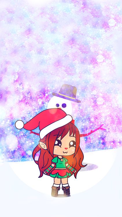 Gacha Life Christmas Gacha HD Wallpaper 12