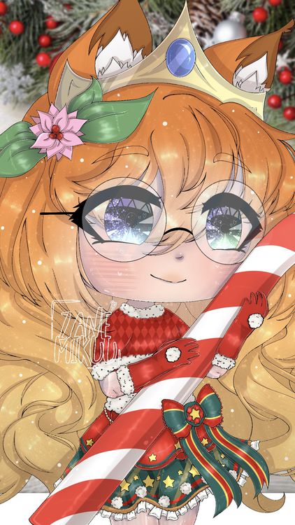 Gacha Life Christmas Gacha HD Wallpaper 4