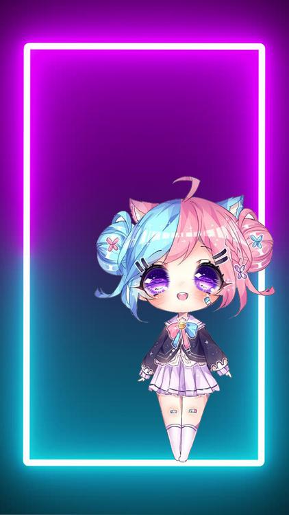 Gacha Life Gacha Neon HD Wallpaper 14