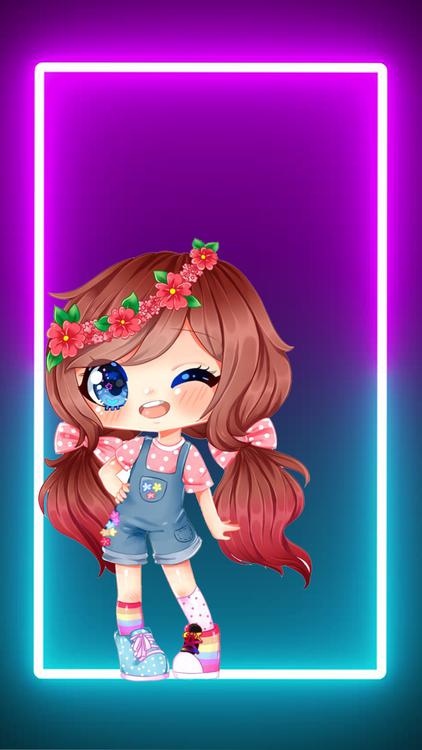 Gacha Life Gacha Neon HD Wallpaper